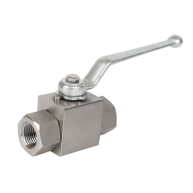 KHB/BKH Series Stainless Steel Manual Hydraulic Ball Valve NPT BSP Thread 2 Way G1/4 G3/8 G1/2 STRAIGHT High Pressure Ball Valve