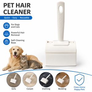 Rouleau Écologique Lavable pour Poils d'Animaux, Brosse Magique Réutilisable pour Nettoyer les Poils de Chien, Détachant Portable pour Tapis, Literie et Sièges de Voiture - Product Image 2