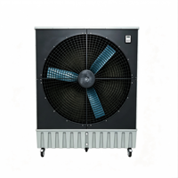 Refroidisseur d'air évaporatif mobile commercial à haut débit d'air pour salles, lieux publics et centres commerciaux de 180 à 220 mètres carrés – Équipement de refroidissement