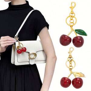 Cherry <b>Keychain</b> Accessoriesfashionable Bagskeychain Pendantsmulti-color Cherry Diy Pendantskeychains - Product Image 6