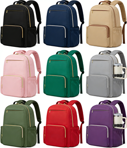 Sac à dos pour ordinateur portable grande capacité avec porte-gobelet, sacoche pour ordinateur portable 16 pouces, sac de voyage étanche, sac à dos professionnel pour le travail, sac pour enseignant - Product Image 3
