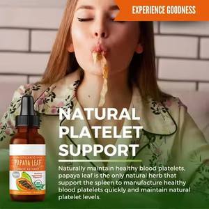 OEM/ODM/OBM organik <span class=keywords><strong>Papaya</strong></span> yaprak ekstresi sıvı trombosit desteği ve sindirim yardımı diyet takviyesi <span class=keywords><strong>Papaya</strong></span> sıvı - Product Image 2