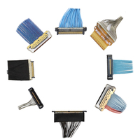 46AWG koaksial 46AWG kawat Harness koaksial mikro kabel rakitan untuk FIMI X8M konektor jam DF56 26P + DF36 15P + FPCA