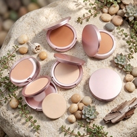 Palette de poudre bronzante pour le visage, vegan, pressée, imperméable et minimisant les pores, avec logo personnalisé, poudre de maquillage mate personnalisable