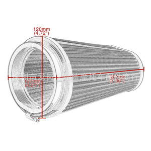Filtro de Aire de Alto Flujo Moshark 120mm X 187mm para Motocicleta Yamaha Banshee 350 YFZ350 - Product Image 1