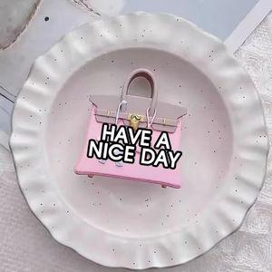 高級バッグ車用ベントクリップエアーフレッシュナーエアコンポニースリッパモデル車用アロマテラピーディフューザー女の子用 - Product Image 4