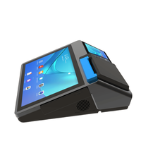 Mesin POS Mini Desktop 80mm 11,6 Inci Android 3G 4G Smart POS All-in-one Tablet POS