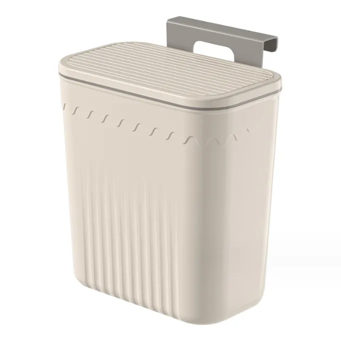 8L Kitchen Compost Bin, Lata de lixo pendurada com tampa Lixo pode para bancada ou sob pia, Wall Mounted Counter Waste Bin