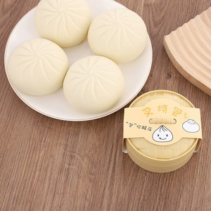 CHENXI Pelota Antiestrés Blanda, Juguete de Descompresión con Forma de Bollo al Vapor, Juguetes de Desestresamiento con Forma de Dumpling - Product Image 4