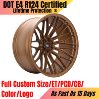 Jantes de voiture VeroX VFX-04 Deep Concave forgées pour SUV, 17-24 pouces, bronze, 6x139.7 5x150 pour Toyota Tacoma Hilux Tundra