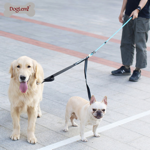 <b>Personalized</b> Service Nylon Material <b>Dog</b> <b>Collar</b> Leash Set durable Double Leash <b>Dog</b> Training Pet Accessories - Product Image 4