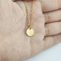 Collier de disque vierge collier Con Nombre Personalizado collier de pièce de monnaie personnalisé collier de pièce de monnaie en acier inoxydable