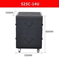 Performance de scène professionnelle équipement de son Audio PE plastique boîtier d'aviation amplificateur haut-parleur Microphone stockage roue boîte à outils