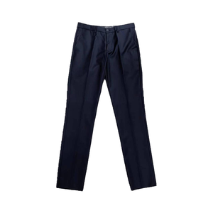Pantalon de costume bleu marine en viscose/polyester pour garçons, uniforme scolaire personnalisé, avec ajusteur de taille, pantalon long - Product Image 2