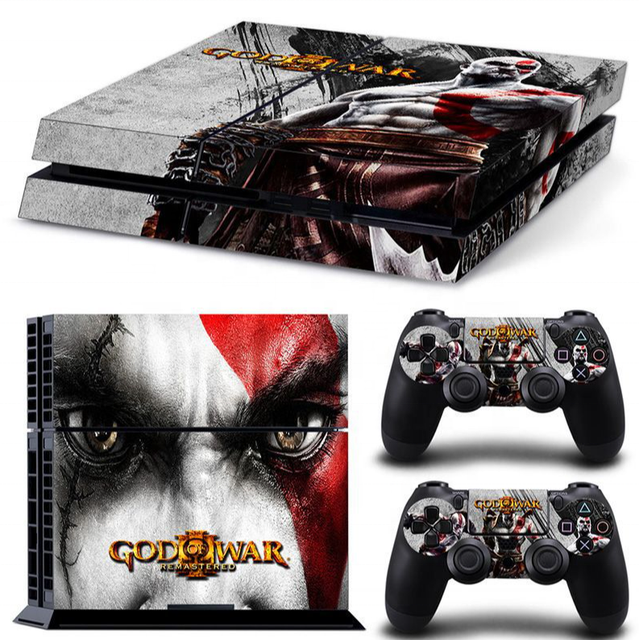 Custom Gaming Console Full Vinyl Sticker Set for PlayStation 4 PS4 Console and Controller Color Film
