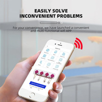Jebao Pompe de dosage automatique de haute précision Pompe de titrage de contrôle par application WiFi MD4.4/MD4.5/BD4.5 Doseur de récifs marins pour aquarium de poissons