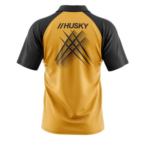 เสื้อโปโลผู้ชาย 100% โพลีเอสเตอร์ แขนสั้น แห้งเร็ว สำหรับใส่เล่นกีฬากลางแจ้ง - Product Image 4