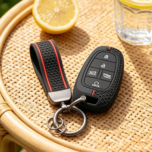 5 Button Car Remote Key Case Cover for Hyundai Sonata Sel Ev 6 Ev 8 IONIQ 5 NEXO Tucson Sonata 2020 Grandeur 2020 Sonata Limited
