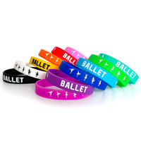 Pulsera promocional de alta calidad para eventos de baile, suministros para fiestas, pulseras, pulsera personalizada