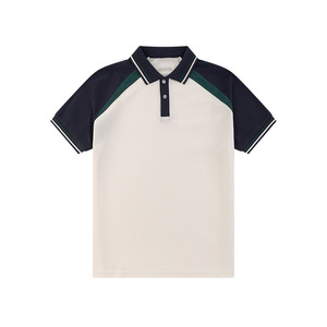 เสื้อโปโลปักโลโก้ตามสั่ง ผ้าฝ้ายยาว 32% โพลีเอสเตอร์ 68% คอเสื้อตัดกัน แขนสั้น ระบายอากาศได้ดี เหมาะสำหรับชุดนักเรียน - Product Image 3