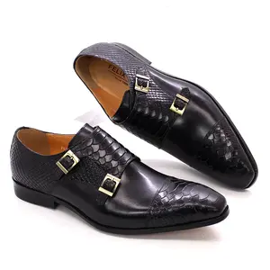 Sh11698a sepatu bisnis pria, les meilleures chaussures cuir hommes ukuran 47