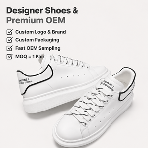 2026 Luxury Designer shoe for Men Women High Quality <b>Canvas</b> MC Style Sneakers Black White Thick Sole Casual Sport Style New - Product Image 1