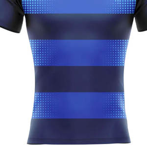 เสื้อรักบี้ OEM ระบายอากาศได้ดี ป้องกันลม แห้งเร็ว พิมพ์ลายโลโก้แบบซับลิเมชั่น สำหรับทีมกีฬา - Product Image 3