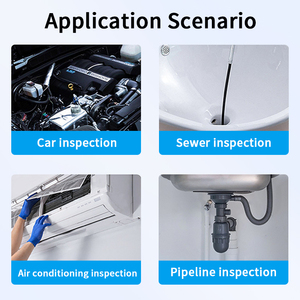 Câmera endoscópica portátil hd com visão noturna ip67, câmera endoscópica à prova d'água de 8mm, câmera endoscópica portátil automotiva para celular - Product Image 6