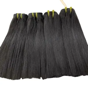 प्राकृतिक सीधे कच्चे बालों के थोक सीधे बालों के विक्रेताओं को हेयरविटनम से अनसंसाधित सीधे डबल खींचा प्राकृतिक रंग