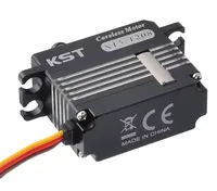 KST X15-1208 13.5KG Moteur numérique à engrenages métalliques mini sans noyau cyclique HV pour hélicoptères RC T-Rex 500, robots de surveillance, drones et avions