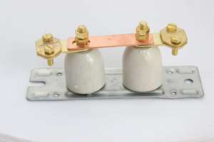 Barrette de mise à la terre neutre en porcelaine pour plots, 35 mm, système de mise à la terre en cuivre pur - Product Image 2