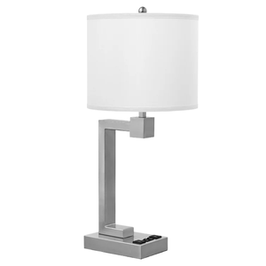 Lámpara de Noche LED Moderna y Sencilla para Habitación de Hotel Days Inn by Wyndham, con una Cama King y Dos Mesitas de Noche, Base para Bombilla E26 - Product Image 1