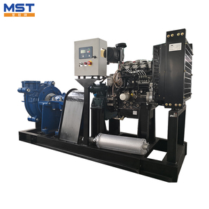 केन्द्रापसारक डीजल इंजन संचालित रबर सोने की अस्तर खनन पंप क्षैतिज स्लरी पंप - Product Image 5