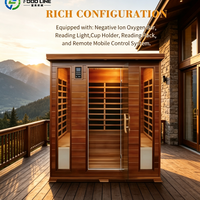 Maison avec sauna, sauna préfabriqué, grande maison modulaire, sauna et espace de détente