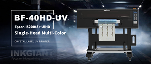 طابعة نافثة للحبر بالأشعة فوق البنفسجية A2 جديدة من INKGIANT طراز I3200 برأس طباعة CMYK أحادي، طابعة ملصقات من لفة إلى لفة أوتوماتيكية بالكامل ومحمولة بدقة 2400 نقطة في البوصة - Product Image 6