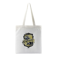Sac de cosmétiques en tissu de coton, grand sac fourre-tout, simple et épais, doublé, Logo personnalisé, vente en gros,