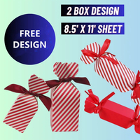 Boîte en forme de bonbon Boîte cadeau de fête de bonbon personnalisée en gros, Boîte de craquelins