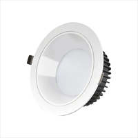 Plafonnier LED Rond Moderne 7W-18W Anti-éblouissement en Aluminium SMD COB Lumière du Jour Encastré IP20 Dimmable 1200 Lumens