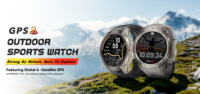 Reloj Inteligente Deportivo para Exteriores DM59 con Mapas Fuera de Línea y Rastreador GPS, Resistente al Agua 5ATM, Cuerpo Metálico de Doble Color, para Natación y Ciclismo