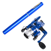 Canne à pêche en gros moulinet Combo Set Mini stylo télescopique Canne à pêche spinning Portable poche télescopique Mini canne à pêche