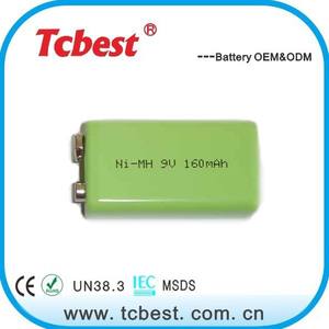 Hot Selling <span class=keywords><strong>NI</strong></span>-MH-Akku bester Qualität mit CE ROHS-Zertifikat 9V 250mAH für Elektro geräte - Product Image 3