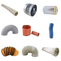 Saluran HVAC PVC Bulat Fleksibel Ukuran Standar dengan Pemasangan Mudah untuk Penggunaan di Rumah Sakit, Hunian, Komersial, Industri, dan Luar Ruangan