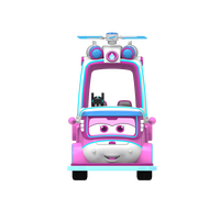 Fabrication en usine Amusement de plein air Alpha autorisé Super Wings Dizzy Kiddie Rides Voiture tamponneuse électrique pour Super Flying Man