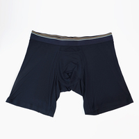 Sous-vêtements pour hommes de haute qualité, style U, doux, sans couture, logo personnalisé, sous-vêtement confortable, boxer long à jambes longues, boxer collé pour hommes