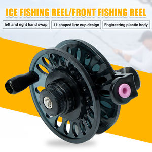 Moulinet de pêche à glace lisse 51MM/61MM, moulinet de lancer frontal d'hiver avec anneau de guidage - Product Image 6