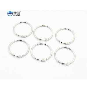 Anillos de encuadernación de libros de acero inoxidable EWANG Anillos de encuadernación de libros de hoja de plata de 1,5 pulgadas - Product Image 1