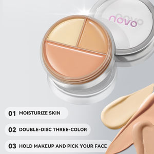 Novo multifunzione crema minerale impermeabile copertura completa contorno viso correttore di lunga durata professionale Unisex - Product Image 6