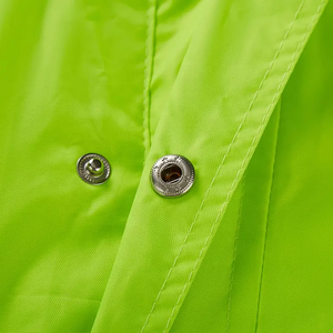 Jas hujan Pria, dua buah 0.23mm tahan air minyak tahan kimia kain Oxford lapisan <span class=keywords><strong>PVC</strong></span> jas hujan reflektif - Product Image 5