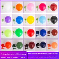 Matte Latex-Ballons 12 Zoll für Geburtstag & Hochzeit Partydekoration 100 Stück pro Beutel