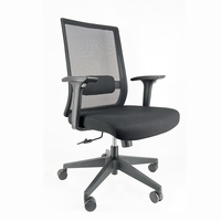 Échantillon gratuit Direct de l'usine Chaise de bureau en maille pivotante de haute qualité pour les invités